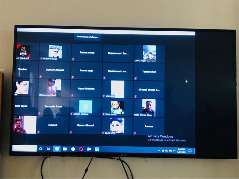 VIRTUAL PTM FOR THE CLASS OF 8TH AND 9TH HELD ON 25TH MAY 2021
