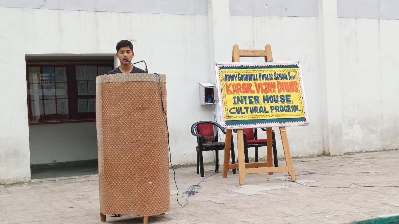 Inter House Cultural Program on the eve of Kargil Vijay Diwas on 25th July 2022