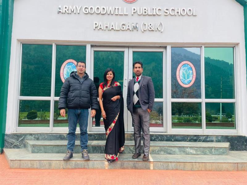 Mr Syed Alfar Daniyal,Engineer from  NIT Hazratbal and presently working as a Scientist in DRDO,visited AGPS Pahalgam on 4th Nov 2022.