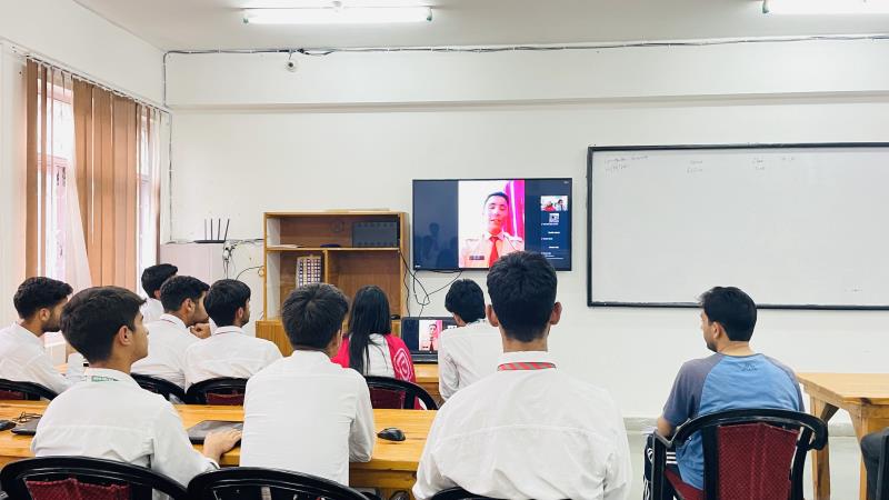 Empowering Dreams and Inspiring Excellence: AGPS Pahalgam Alumni Tahir Abbas, First Resident of Badgam to Clear Armed Forces Medical Examination, Inspires Students with his Success Story!
