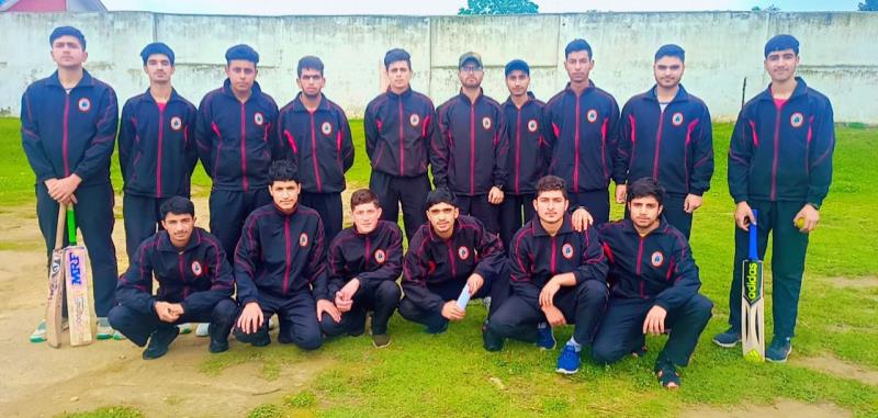 Inter AGS cricket match held at AGS high ground on 1/08/2022