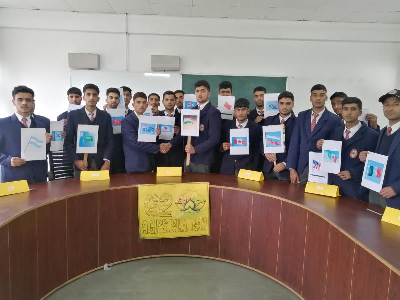 AGPS School hosted a mock G20 assembly where students enacted the proceedings of the meeting, showcasing India