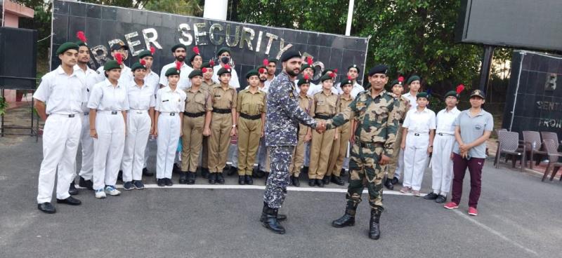 NCC cadets of Army Goodwill Public School Pahalgam