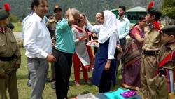 Raksha Bandhan was celebrated in school today with great joy and enthusiasm. All the students and teachers took part in the celebration. Rakhis were tied by girl students and female teachers and best wishes were exchanged.