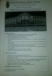 ADMISSION FOR SESSION 2018-19 FOR CLASSES VI-IX
